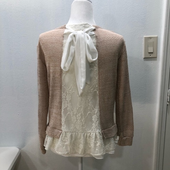 Clu+Willoughby peplum sweater blouse - Picture 4 of 6